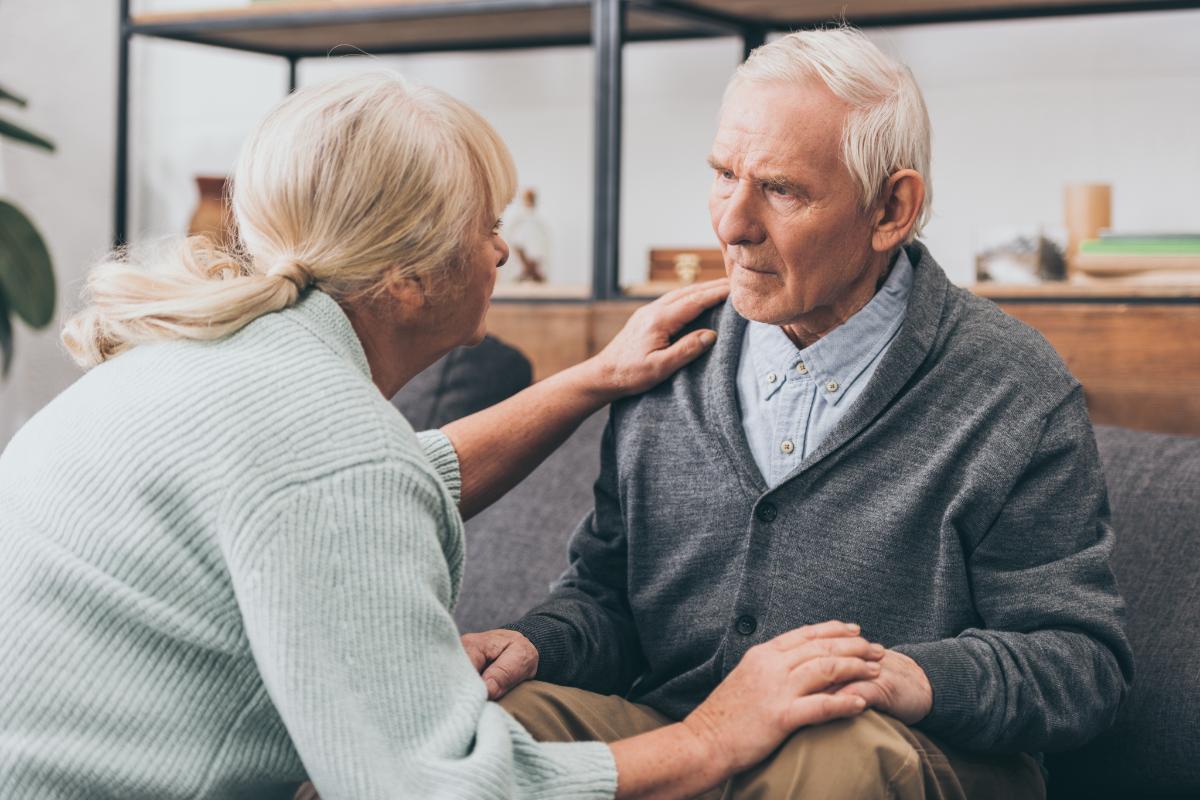 Memory Care man in memory care