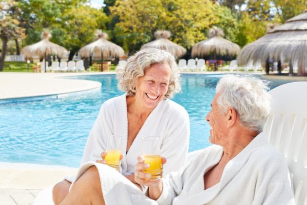 Eye of Beholder older couple enjoying senior living